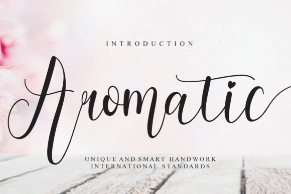 Aromatic: A Playful Handwritten Font for Brand Identity