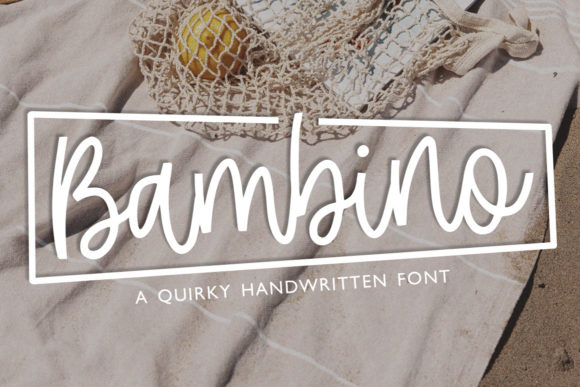 Bambino Font: A Cute Handwritten Typeface for Small Business