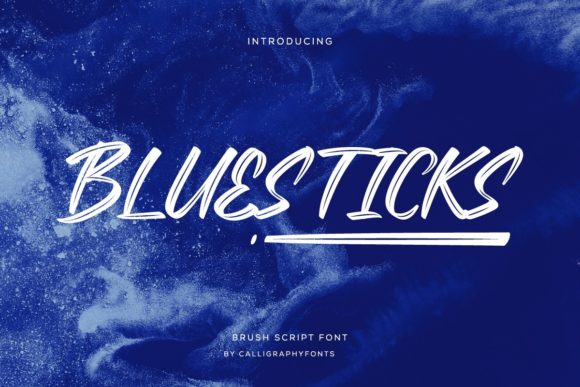 Bluesticks: The Urban Handwritten Font for Crafters