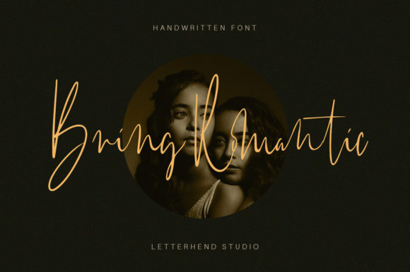 Bring Romantic: A Stylish Script Font for Editorial Design