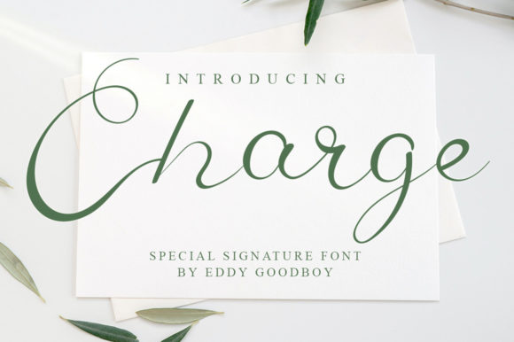 Charge: The Elegant Script Font for Campaigns