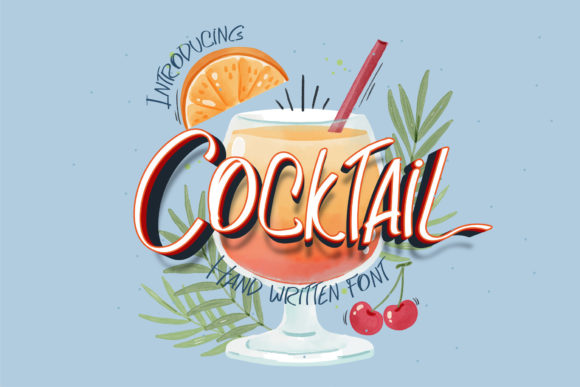 Cocktail Font: The Perfect Script Typeface for Campaigns