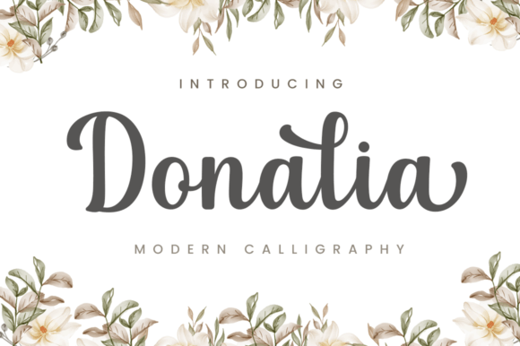 Donalia: The Modern Script Font for Marketers