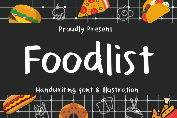 Foodlist: A Handwritten Display Font for Web Design