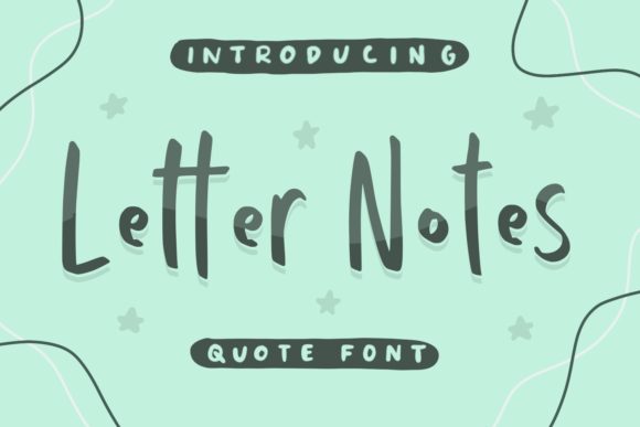 Letter Notes: A Versatile Script Font for Editors