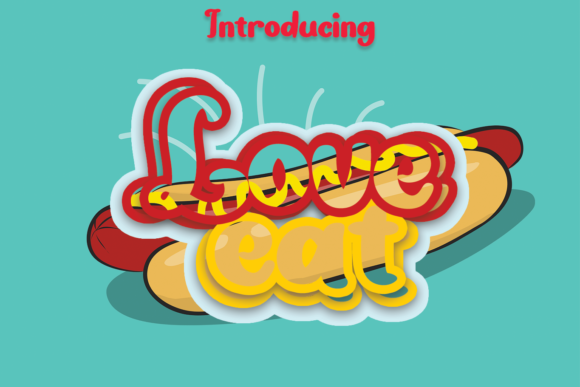 Love Eat: A Bold Script Font for Modern Web Design