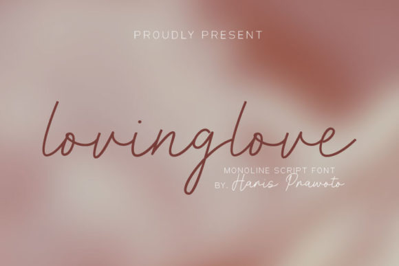 Lovinglove: A Contemporary Script Font for Editorial Design