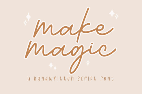 Make Magic: A Handwritten Font for Branding