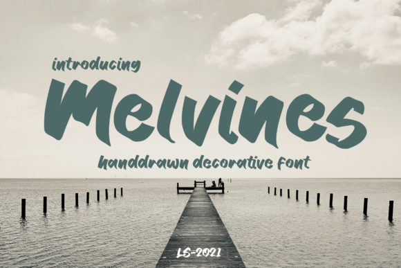 Melvines Font: A Bold Script for Web Design