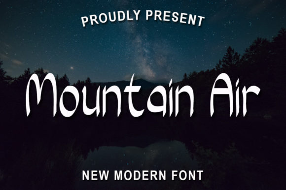 Mountain Air: A Modern Handwritten Font for Web Design