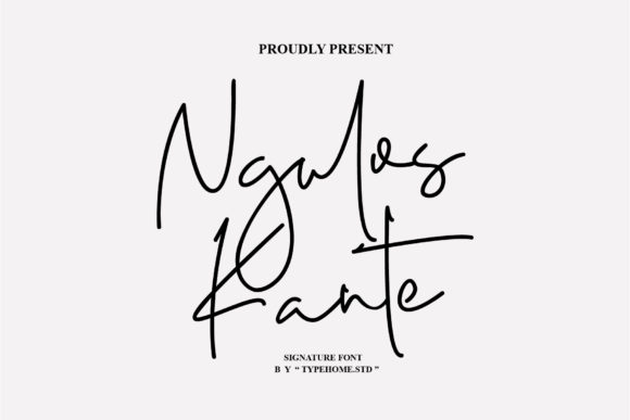 Ngulos Kante: A Premium Script Font for Marketers