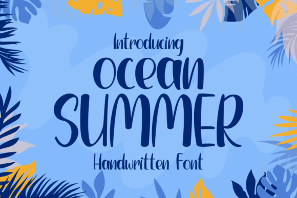 Ocean Summer: A Premium Script Font for Campaigns