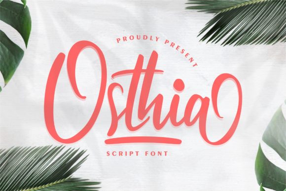 Osthia: A Dainty Handwritten Font for Elegant Branding