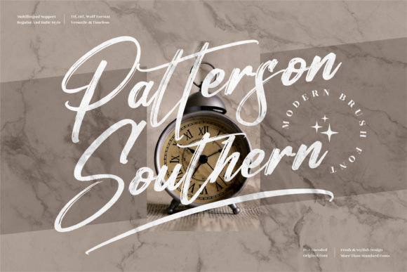 Patterson Southern: A Premium Script Font for Editorial Design