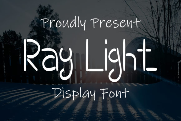 Ray Light: A Handwritten Font for Editorial Design