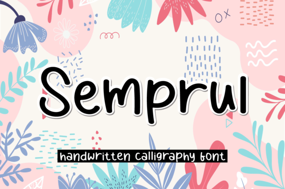 Semprul: A Friendly Handwritten Font for Editorial Design