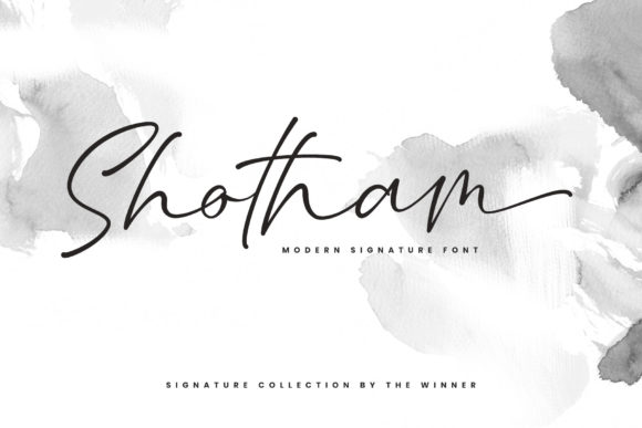 Shotham: A Delicate Script Font for Editorial Design