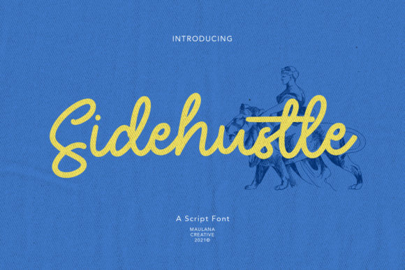Sidehustle: A Vintage Handwritten Font for Web Design