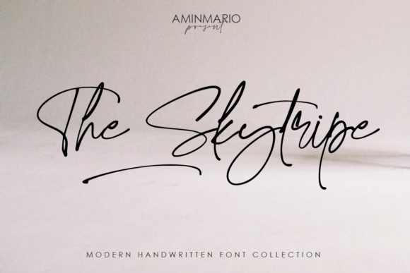 The Skytripe: A Modern Handwritten Font for Crafters