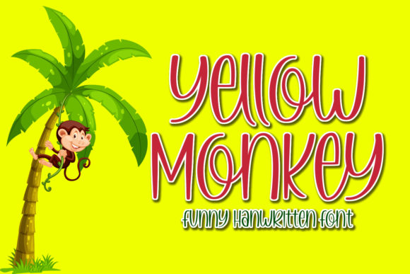 Yellow Monkey: A Playful Handwritten Font for Campaigns